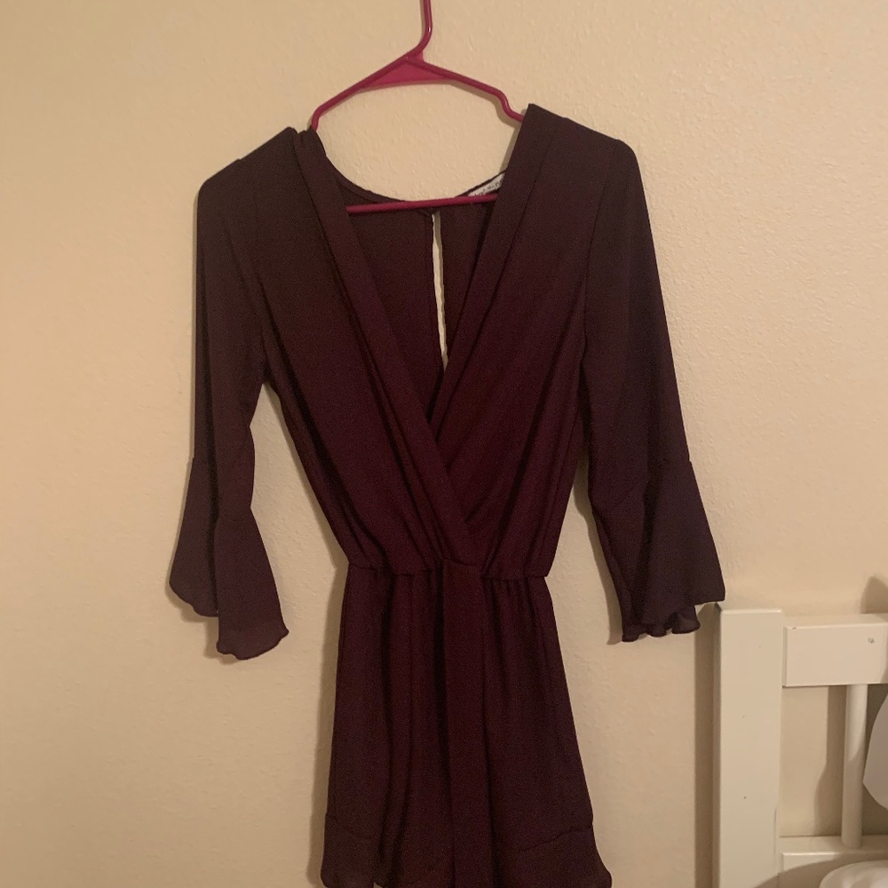 Eggplant Purple Romper